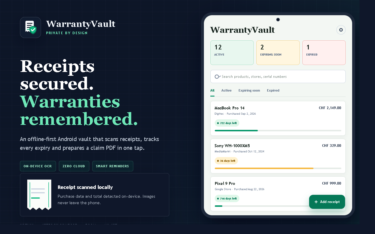 WarrantyVault